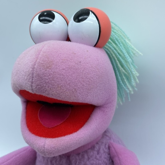 Fraggle Rock Mokey Plush Stuffed Animal Toy Purple 15” Jim Henson 1985 - Picture 3 of 13